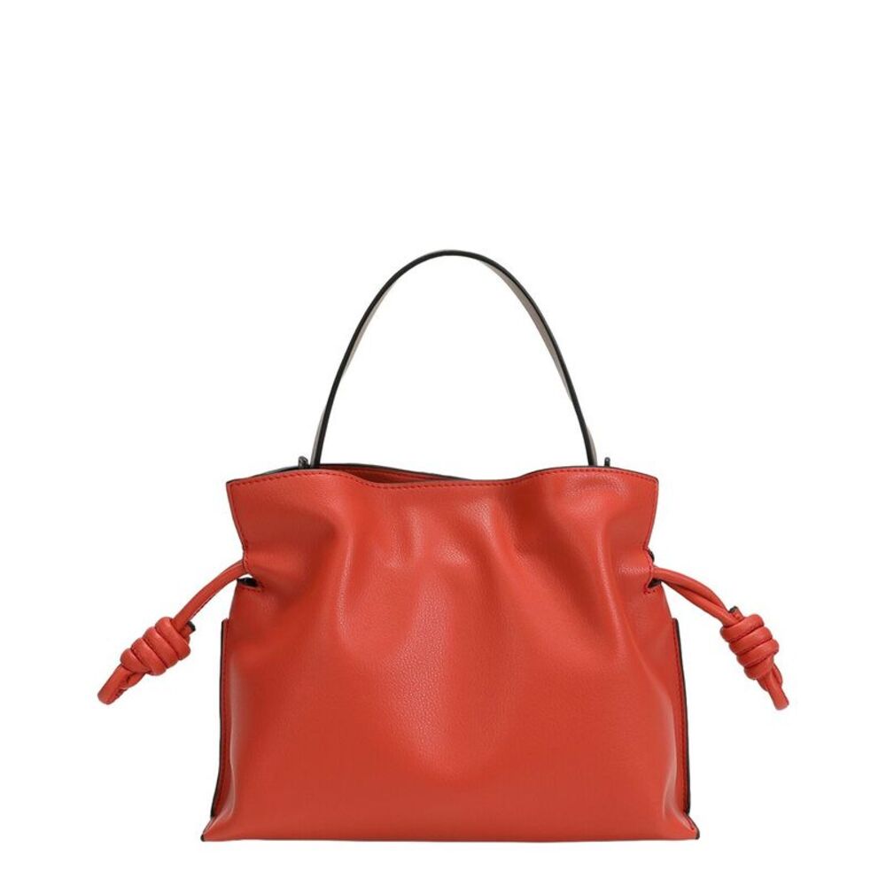 Tiffany & Fred Paris Soft Leather Bucket Bag, Red